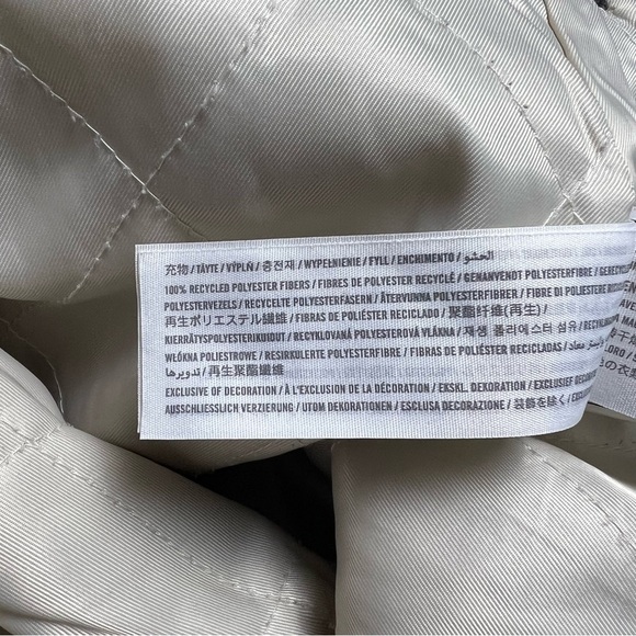 Abercrombie & Fitch Oversize Plaid Jacket Black & White Winter Outdoor M - Picture 4 of 6